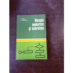 METODE NUMERICE SI SUBRUTINE - M. TOMA