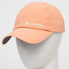 Columbia șapcă Silver Ridge III culoarea portocaliu, neted