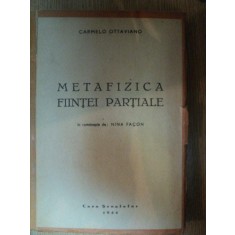 METAFIZICA FIINTEI PARTIALE de CARMELO OTTAVIANO , 1944