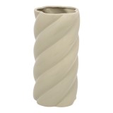 Vaza ceramica Dermel, Pako World, Aspect marmura, 12x12x25 cm