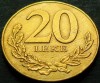 Moneda 20 LEKE - ALBANIA, anul 2000 * cod 5142, Europa