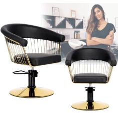 Scaun de coafat Zoe hidraulic rotativ pentru salonul de coafură scaun de coafor