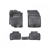 Covorase Auto Tip Tavita Cauciuc PSN Suzuki Vitara 2015-2019, Negre, Fata+Spate, Fixare Clipsuri/Scai