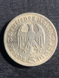 Moneda argint 5 reischsmarci 1936E