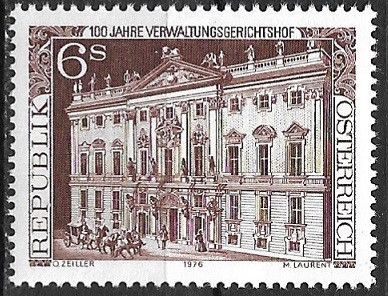 B2323 - Austria 1976 - Justitie, neuzat,perfecta stare