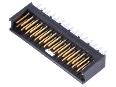 Conector Header SMD 2x15P 0.38AU foto