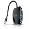 Hub USB AXAGON HUE-S1B 4x USB 3.0 Quattro Negru