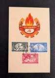 Carte postala organizatia pionierilor 1954