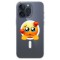Husa personalizata apple iphone 15 pro, magsafe, pleading face with hearts