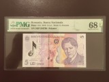Romania 5 lei 2018 pick 118i grad 68 pmg