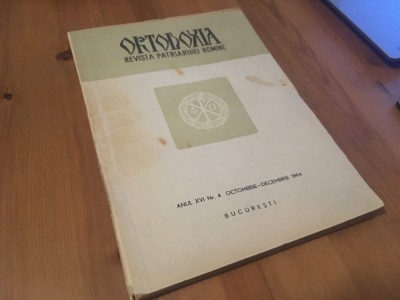 ORTODOXIA-REVISTA PATRIARHIEI.NR4/ANUL XXVI 1964-TEXTE DE D.STANILOAE,E.BRANISTE foto