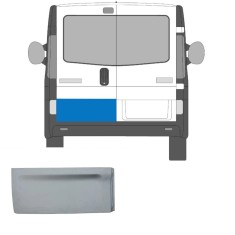 Panou reparatie usa spate partea stanga, Nissan PrimaStar 01.2007-2016, Opel Vivaro 2001-2014, Renault Trafic 2001-09.2014, metal galvanizat, inaltim
