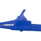Bornă crocodil 30A 1kV albastră 19mm