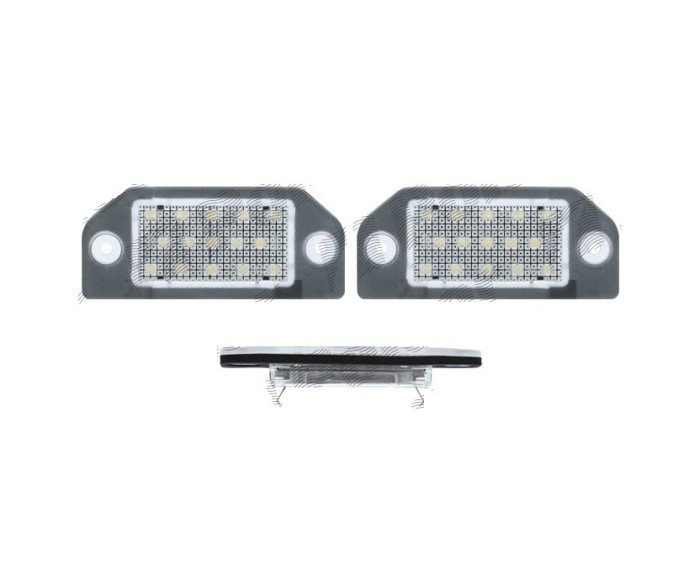 Set 2 buc lampa numar VW PASSAT (B5), 09.1996-11.00, partea stanga=dreapta, LED; TUNING,