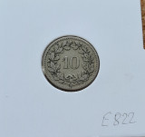 Elvetia 10 rappen 1907