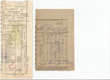 Rom&acirc;nia, taxe comunale, factură şi chitanţă, Percepţia comunală Bucureşti, 1916