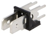 Conector Spadă 6.3mm 0.8mm Alamă Cositorit 500V