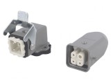 Conector HDC Tată Mamă Metal 4 3 PE 3A