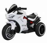 Cumpara ieftin Motocicleta electrica cu 3 roti, Kinderauto SuperSpeed 70W 12V 7Ah, Alba, Hollicy