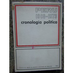 Per&uacute;: 1968-1973 cronolog&iacute;a pol&iacute;tica / Henry Pease Garc&iacute;a