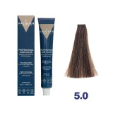 Saten deschis natural 5.0 - Vopsea de par cu plex si arginina Valquer 60g