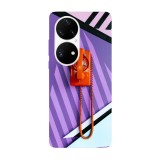 Husa compatibila cu Huawei Nova 8i model Retro red phone, Silicon, TPU, Viceversa, Transparent, Carcasa