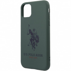 Husa TPU U.S. Polo Big Horse pentru Apple iPhone 11, Verde USHCN61SLHRGN foto