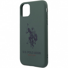 Husa TPU U.S. Polo Big Horse pentru Apple iPhone 11 Pro Max, Verde USHCN65SLHRGN