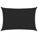 Cumpara ieftin Panza parasolar, negru, 3x4 m, HDPE, 160 g/m&sup2;