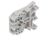 Conector Șine Gri 0,5-10mm&sup2; 2 Borne 8mm