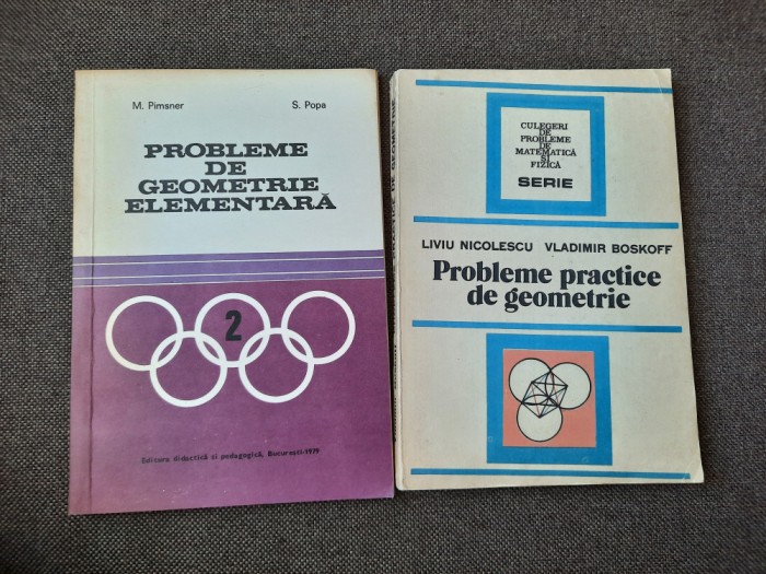 Probleme practice de geometrie Liviu Nicolescu/PROBLEME DE GEOMETRIE ELEMENTARA