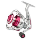 Mulineta Pescuit DAM Quick 1 Pink 3000 FD Spinning, Corp Grafit, Rotor Rezistent Coroziune, Maner TPE