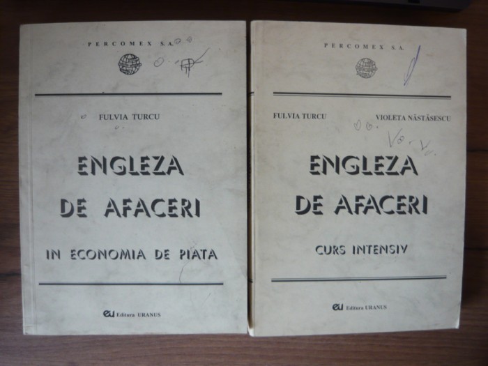 FULVIA TURCU / VIOLETA NASTASE - ENGLEZA DE AFACERI (2 volume)