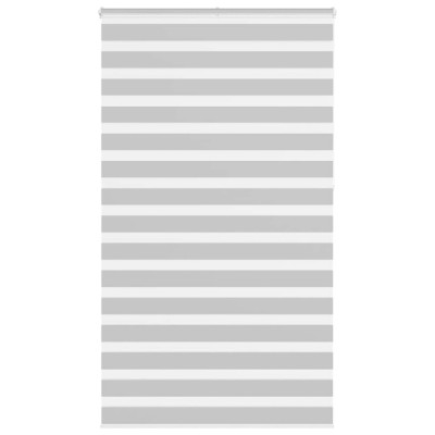 Jaluzea tip zebra gri deschis lățime țesătură 115,9cm poliester foto