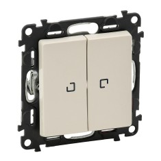 Intrerupator dublu cu led Legrand Valena Life ivoar 752228