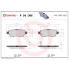 Placute frana Nissan Navara Np300 (D40) 10.04-, Navara Np300 (D40) 07.08-, Pathfinder 3 (R51) 01.05-, Spate, BREMBO