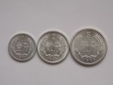 Lot 3 Monede China (1, 2, 5 Fen) UNC - Colectie Numismatica