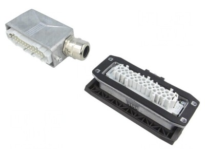 Conector HDC Tată-Mamă 500V 16A 24 PIN 24PE foto