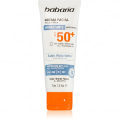Babaria Sun Face protectie solara rezistenta la apa pentru fata SPF 50+ 75 ml