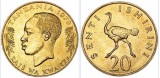 Tanzania 1979 - 20 senti UNC