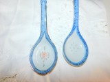 2 linguri mari servire portelan China vintage