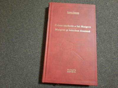 PRIMA ANCHETA A LUI MAIGRET. MAIGRET SI BATRANA DOAMNA - GEORGES SIMENON NR 26 foto