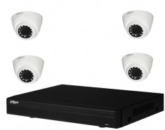 Kit 4 Camere Supraveghere 2MP 1080p Dahua, Interior + DVR 4 canale Pentaplex Dahua foto