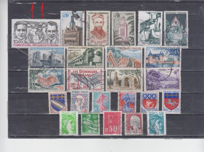 A7 T2 11 - Timbre foarte vechi - Franta