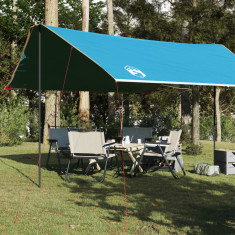 vidaXL Prelată de camping, albastru, 460x305x210 cm, impermeabilă