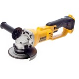 Polizor unghiular profesional DCG412NT, 18V, 125mm + Valiza