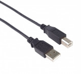 Cablu de imprimanta USB-A 2.0 la USB-B T-T 0.5m negru, KU2AB05BK, Oem