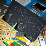 Set din lemn, pentru &icirc;nvățarea matematicii Mathy