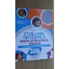 Evaluarea nationala. Limba si literatura romana 2016- A.Davidoiu-Roman, M.Dobos, D.Stoica
