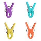 Set C&acirc;rlige Prindere Prosop, 12 cm, Multicolor, 4 Bucăți, Oem
